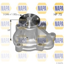 Engine Cooling Water Pump NAPA NWP1409 OE Ref 093182028