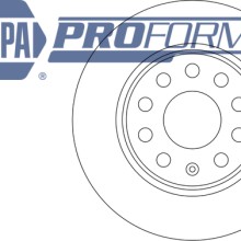 Brake Disc NAPA PBD9020 OE Ref 5Q0615601