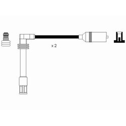 Ignition Cable Kit NGK 2348 OE Ref 058 905 409 A