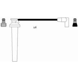 Ignition Cable Kit NGK 2476 OE Ref 7 513 032-035