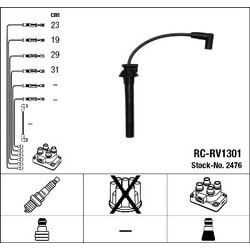 Ignition Cable Kit NGK 2476 OE Ref 7 513 032-035 NGK