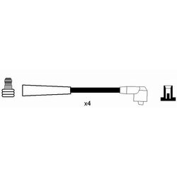 Ignition Cable Kit NGK 2584 OE Ref 1095 589