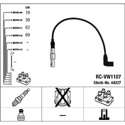 Ignition Cable Kit NGK 44227