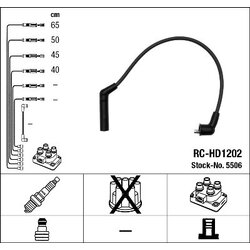 Ignition Cable Kit NGK 5506 OE Ref 27501-22B00