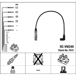 Ignition Cable Kit NGK 7015