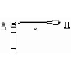 Ignition Cable Kit NGK 7706 OE Ref GHT 291