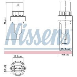 Coolant Temperature Sensor NISSENS 207011 OE Ref 3922003HA0