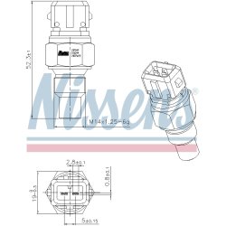Coolant Temperature Sensor NISSENS 207049 OE Ref 024285 NISSENS