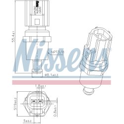 Coolant Temperature Sensor NISSENS 207057 OE Ref LRA1600AA NISSENS