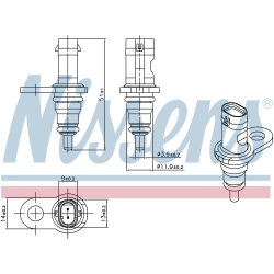 Coolant Temperature Sensor NISSENS 207067 OE Ref 06K919525
