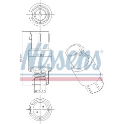 Pressure Switch NISSENS 301001 OE Ref 1016565 NISSENS