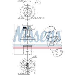 Pressure Switch NISSENS 301022 OE Ref 92136JD50A NISSENS
