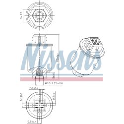 Pressure Switch NISSENS 301035 NISSENS