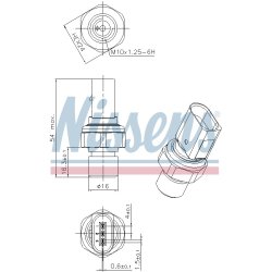 Pressure Switch NISSENS 301101 NISSENS