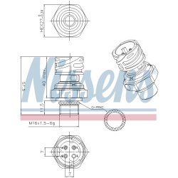 Pressure Switch NISSENS 301107 OE Ref 7421634017 NISSENS