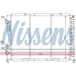 Radiator NISSENS 60033 OE Ref 60628578 NISSENS