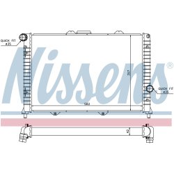 Radiator NISSENS 60056 OE Ref 60690283