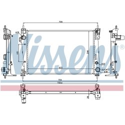 Radiator NISSENS 60065 OE Ref 50514485 NISSENS