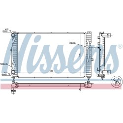 Radiator NISSENS 60299 OE Ref 8D0.121.251 AC NISSENS