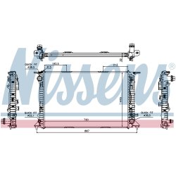 Radiator NISSENS 60318 OE Ref 8K0121251AL NISSENS