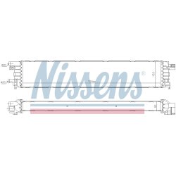 Radiator ( Water Cooled Intercooler) NISSENS 60355 OE Ref 4G0145804A NISSENS