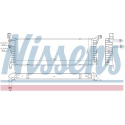Radiator ( Water Cooled Intercooler) NISSENS 606087 OE Ref 7E0121212B NISSENS
