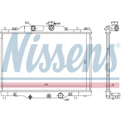 Radiator NISSENS 606117 OE Ref PEHH15200 NISSENS