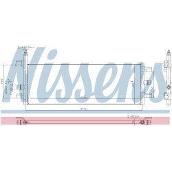 Battery Cooling Radiator NISSENS 606248 OE Ref 7634563