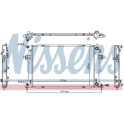 Radiator NISSENS 606263 OE Ref 25310K4010
