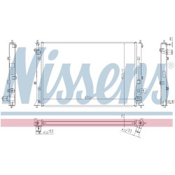 Radiator NISSENS 606297 OE Ref 190105AJA01