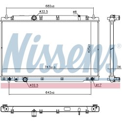 Radiator NISSENS 606298 OE Ref 190105SJ003