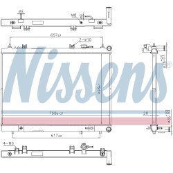 Radiator NISSENS 606308 OE Ref 214603JA0E
