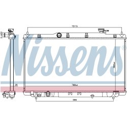 Radiator NISSENS 606310 OE Ref 190105J2A01