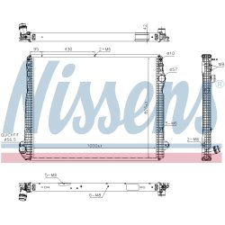 Radiator NISSENS 606322 OE Ref 2552201