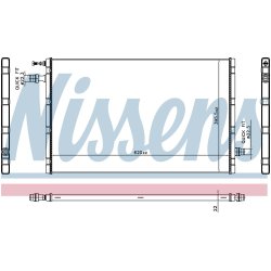 Radiator NISSENS 606327 OE Ref T4K9610