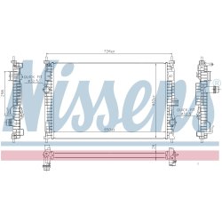 Radiator NISSENS 606342 OE Ref 9838520180