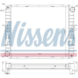 Radiator NISSENS 606355 OE Ref 98486932