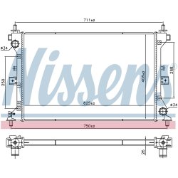 Radiator NISSENS 606383 OE Ref 1770060R00