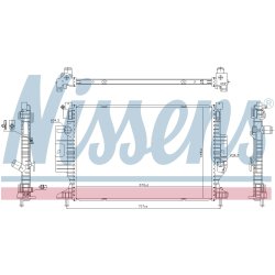 Radiator NISSENS 606387 OE Ref 1876036