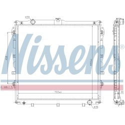 Radiator NISSENS 606523 OE Ref 164000S010
