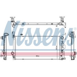Radiator NISSENS 606565 OE Ref 32224829