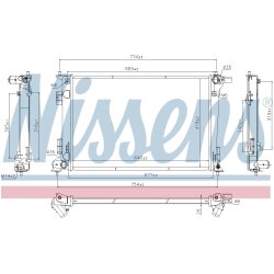 Radiator NISSENS 606675 OE Ref 25310D9900