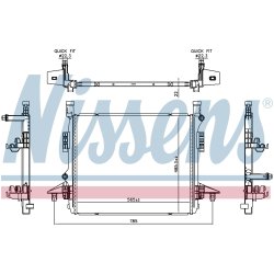 Radiator NISSENS 606780 OE Ref 1EA121251B