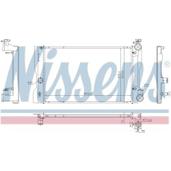 Radiator NISSENS 606798 OE Ref 1641022160
