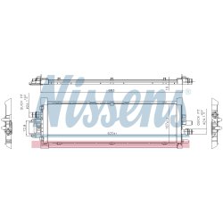 Radiator NISSENS 606906 OE Ref A0F18339L500320