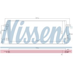 Automatic Transmission Oil Cooler NISSENS 606912 OE Ref 22630453