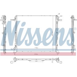 Radiator NISSENS 606982 OE Ref 2N0121253C