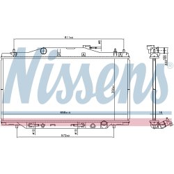 Radiator NISSENS 606988 OE Ref 19010PND901