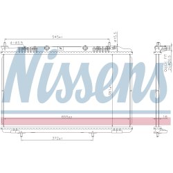 Radiator NISSENS 607032 OE Ref 9848127580