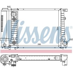 Radiator NISSENS 60731A OE Ref 1711.1.719.301